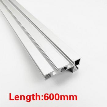 Cerca de aluminio con soportes deslizantes 600mm/800mm altura 75mm