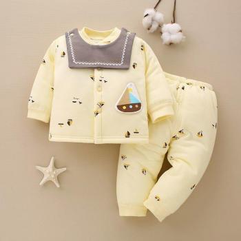 Ensemble pyjama automne-hiver en coton pour garçons et filles