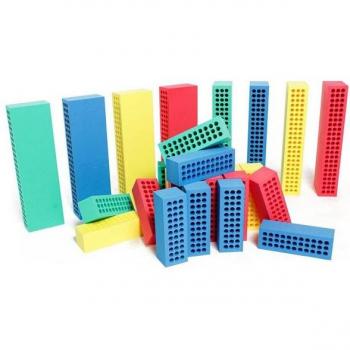 BlockX Schaumstoffblock-Set Kreatives Bauen für Kinder