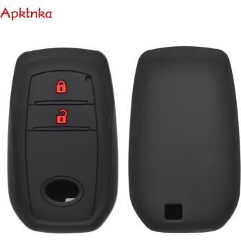 Couvercle en Silicone pour Clé de Voiture Toyota Hilux Revo Innova Rav4 Fortuner