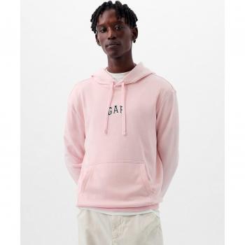 Sudadera rosa GAP para hombre con mini logo