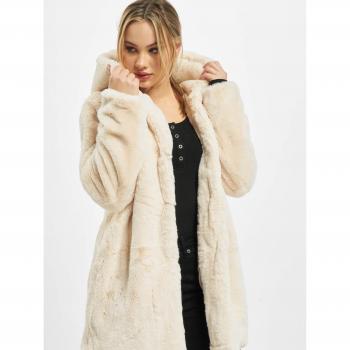 Urban Classics Women's Teddy Coat with Hood (Plus Size)