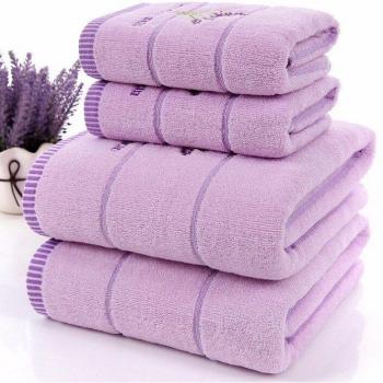 Cotton Terry Bath and Hand Towels Set