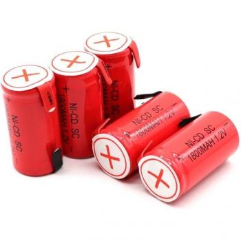 SC Subc NiCd 1.2V 1800mAh Rechargeable Battery
