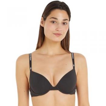 Calvin Klein Black Plunge Underwire Bra UK 36B