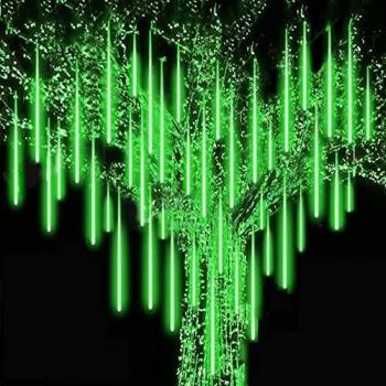 Roytong Weihnachts Lichterregen 30cm 10 Tubes 360LED für festliche Dekoration