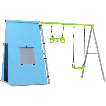Columpio Ajustable AIYAPLAY con Estructura Metálica y Tienda