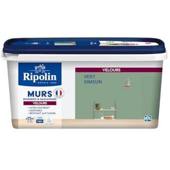 Peinture Décorative Velours Vert Simsun