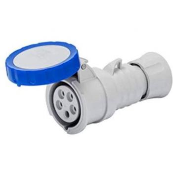 Presa mobile straight HP IP69 Blu 16A 200-250V