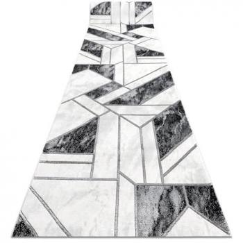 Emerald Exclusive Glamour Geometric Runner 120x410 cm Black/Silver