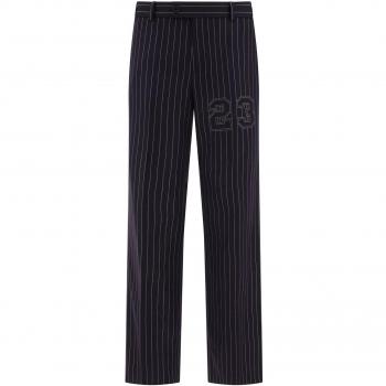 Off-White Men's Black Straight Trousers | Size L