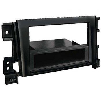 2-DIN Radio Facia Panel Suzuki Grand Vitara 2005-2015 Black