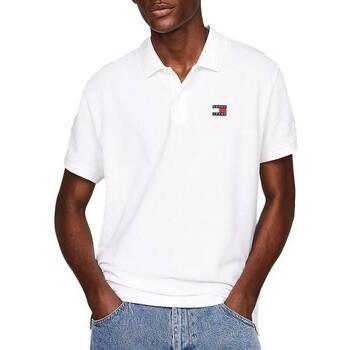 Blanco Reg Badge Polo Tommi Hilfiger