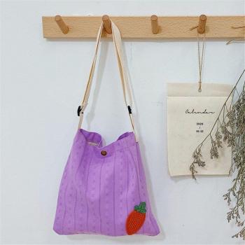 Small Hobo Coin Purse with Fruit Design