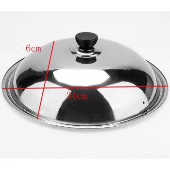 Braten Wok Topf Deckel Edelstahl