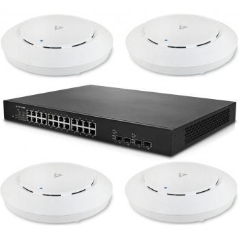 Paquete Pro de Conectividad: AP + Smart PoE Switch