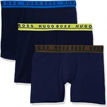 HUGO BOSS Herren Trunks 3er Set Unterwäsche, Mehrfarbig