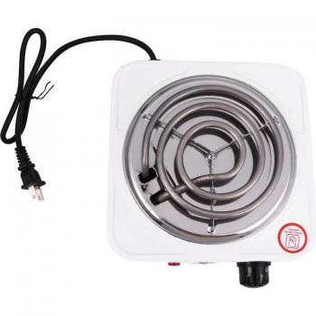 Gril Chauffant 1000 W – Poêle Électrique, Simple Brûleur, Utilisation Multi‑Usage