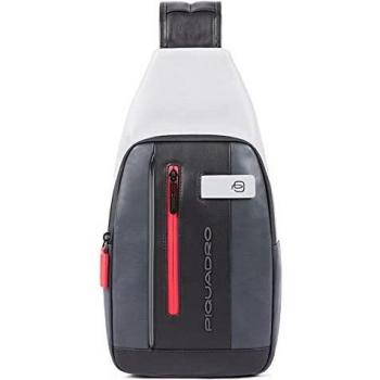 Monospalla urban con luce LED grigia-nera CA4536UB00L di PIQUADRO