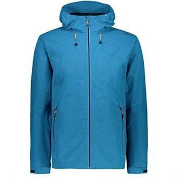 Outdoor-Kapuzenjacke CMP Herren – Antracite mit Orange Flash, 48