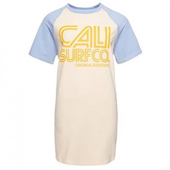 Superdry Cali Surf Dress Raglan Rosa