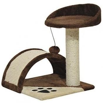 Gatto PawHut Tree: Raschietto Marrone 2 Stadi