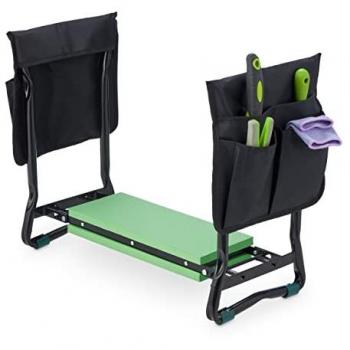 Soporte Multifuncional de Rodillas con Almacenamiento – Banco Plegable Relaxdays