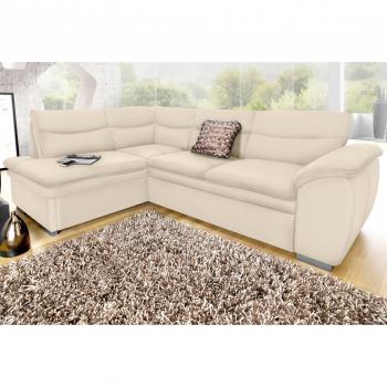 COTTA Leandra L‑Form Sofas (Bettfunktion & Bettkasten wählbar)