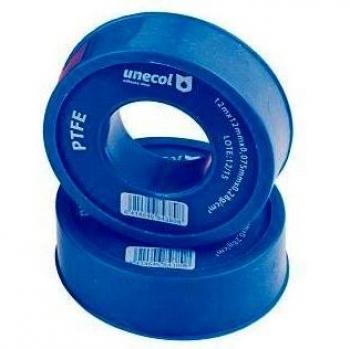 Cinta selladora de PTFE, 12 m x 12 mm x 0,075 mm, Color Blanco