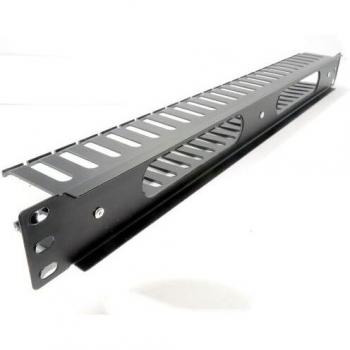 Universal 1U Cable Management Panel with Rear Vent