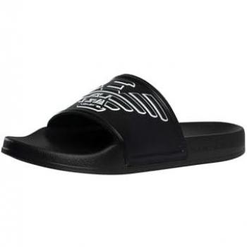 Ciabatte Emporio Armani Eagle Slides Black/White