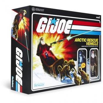 Véhicule de Sauvetage Arctique Snake Eyes et Figurines d'Action G.I. Joe Super7 avec Bûcheron Aveugle