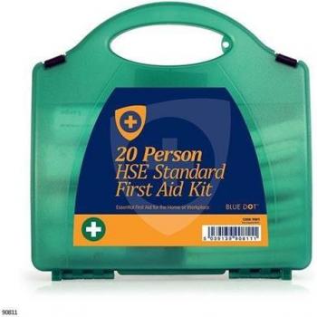 Blue Dot Eclipse HSE 20 Person First Aid Kit Green