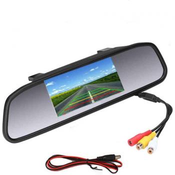 DVR Espejo 4.3 Full HD con Cámara de Salpicadero