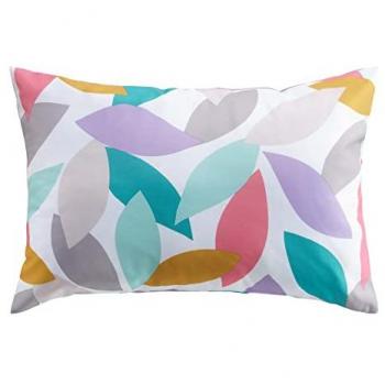 Coussin polyester motif pétales