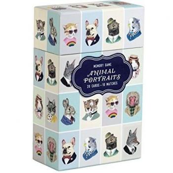 Animal Portraits Memory Game