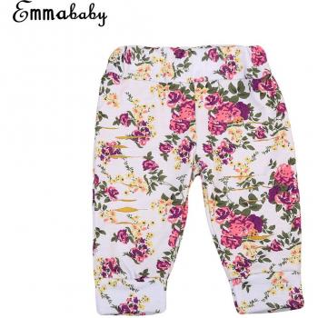 Girls Toddler Floral Pants