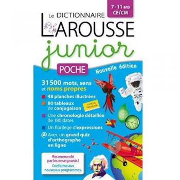 DICTIONNAIRE LAROUSSE JUNIOR POCHE