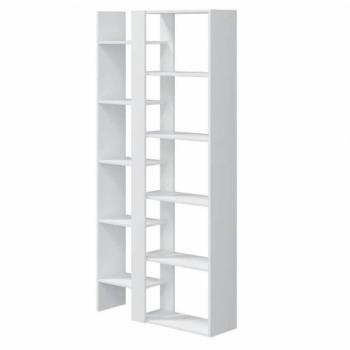 Scaffali Mykonos design moderno 11 ripiani 162x78x25 cm