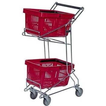 Carrello per la spesa con cesti Kongamek