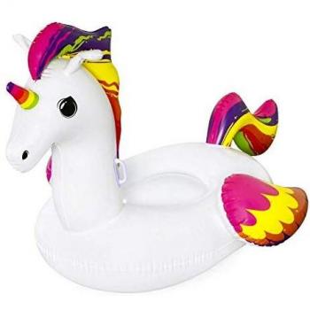 BESTWAY Flotador unicornio hinchable con asas