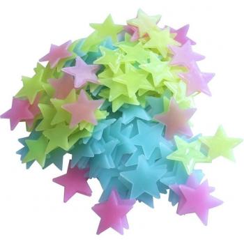 Autocollants Flocons de Neige Lumineux 50PC