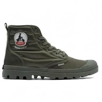 Palladium Pampa Hi Dare Rhona Men's Boots Army Green UK 9