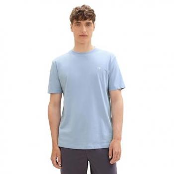 Camiseta Azul Paloma + Blanco Tom Tailor Denim