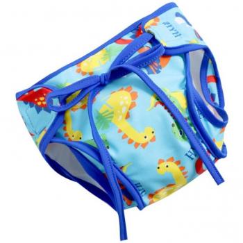 Bañador elástico para niños, 1 unidad, azul