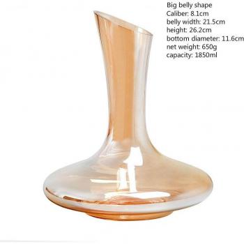1500-2000ml U-Shaped Crystal Wine Pourer