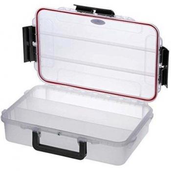 Contenitori Stagni MAX Grip MAX004T, Borse e Zaini, 31.6 X 19.5 X 8 Cm, Trasparente, per Pesca