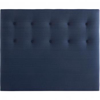 Tête de lit capitonnée Someo Bleu Marine 140 cm
