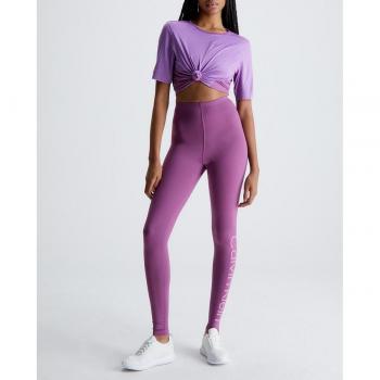 Calvin Klein XS Purple Leggings with Contrast Stitching