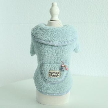 Schnauzer Cozy Layer: Pijama 2 Capas con Volantes y Bolsillos
